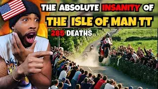 American Reacts to ISLE OF MAN TT | The Absolute Insanity