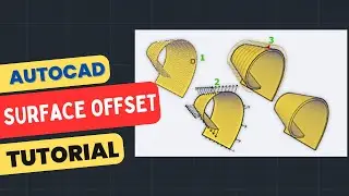 How to Offset Surface in AutoCAD Surface Modeling