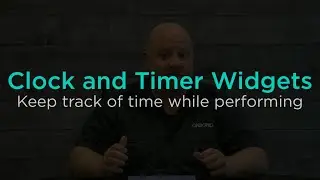Keep Track of Time While Performing with the Clock and Timer Widgets