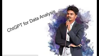 ChtGPT for Data Analysis
