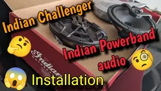 Indian Motorcycle Powerband audio 6.5 in. Front Fairing Speaker w/ Underglow Install