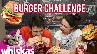 ВЫЗОВ!BURGER CHALLENGE//КОШАЧИЙ КОРМ!!!
