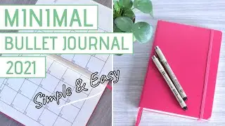 Minimal BULLET JOURNAL setup 2021 » Flip Through Bujo