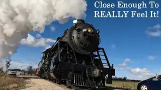Close enough to Soo Line 1003 to really feel it