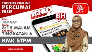 🔴[LIVE] KMK STPM SEM 2, ULANG KAJI BHGN. A OLEH CIKGU AINI #70