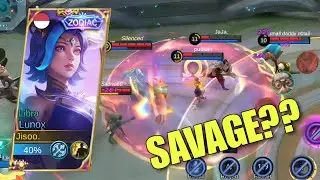 Finally Lunox Zodiac Skin Revamp ! Thanks Moonton I am Happy ! Lunox Gameplay Mobile Legends