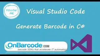 How to create barcodes using OnBarcode C# Barcode Generator library?
