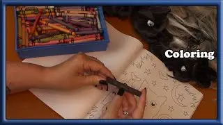 ASMR Coloring Halloween Book 🎃 / Rummaging / No Talking