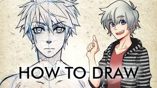 【HOW TO DRAW】 Male Manga Character