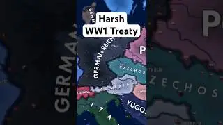 Harsh Versailles Treaty after WW1 | HOI4 Timelapse