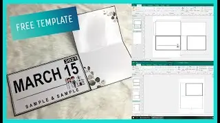 TEMPLATE FOR SINGLE SLIDER INVITATION | How to | Creative Wedding Invitation Idea | FREE TEMPLATE