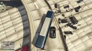 INSANE GTA 5 GLITCH – NPCS DRIVE OFF OVERPASS & EXPLODE! 🤯CAR GO BOOM CRASH TEST Twitch - kagoboom