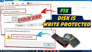How to Fix Disk Write Protected on USB Flash Drives & Memory Cards |