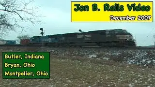Butler, Ind - Bryan, Ohio - Monpelier, Ohio - Dec. 2007 - Jon B. Rails Video