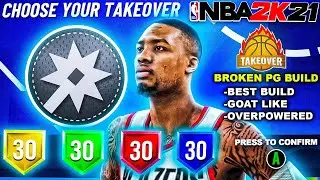 NBA 2K21 BEST Point Guard Build - Unstoppable DEMI-GOD Build