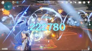 Ganyu with Amo's bow 220k DAMAGE