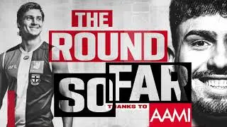 AFL Football The Round So Far TV Show Opening Title Animation