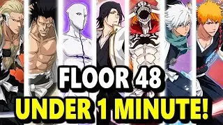 Bleach Brave Souls: Senkaimon Tower - Floor 48 Under 1 Minute! (12/3 - 12/17)
