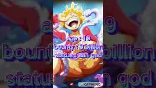 Sun God Luffy Glow-up | One Piece Edit 