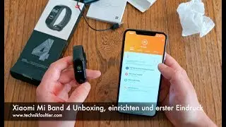 Xiaomi Mi Band 4 unboxing, setup and first impression