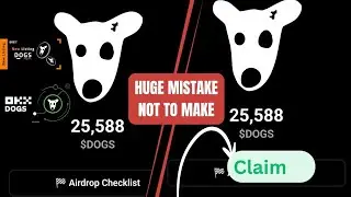 DOGS AIRDROP 🦴 🚨: How to claim Dogs airdrop to exchange (bybit, okx)| sell