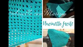 Shawl With Marina, crochet fans