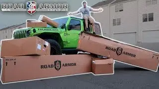 CHANGING THE ENTIRE LOOK OF MY JEEP!! *UNBOXING EVERY ROAD ARMOR PART FOR THE JL*