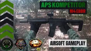 Airsoft gameplay at its best: Testing APS Kompetitor EBBR airsoft gun on the field. #airsoft 🤘😁