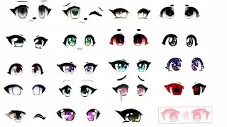|× идеи для глаз в gacha life ×|× акулы из икеи ×|