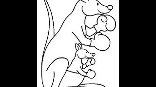 How to draw a kangaroo