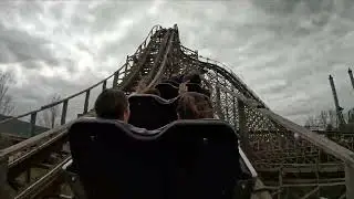Timber Terror Back Row POV | Silverwood Theme Park 2022