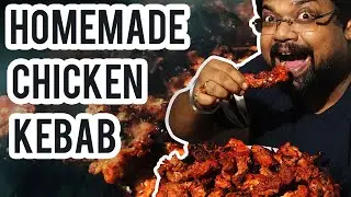 Lockdown: homemade chicken kebab. Hindi video kabab banaya ghar me