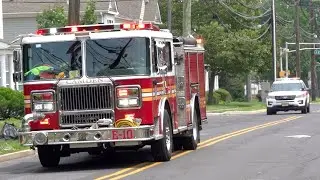 Camden Fire Department Engine 10, Cooper EMS BLS 1014 & ALS 5 Responding