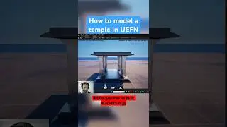 How to model a temple in UEFN. #uefn #unrealeditorforfortnite #fortnite #unrealengine5 #gamedev