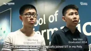 Siblings in School of IT, Nanyang Polytechnic