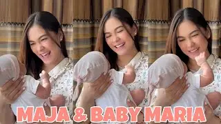 MAJA SALVADOR AT BABY MARIA SWEET BONDING ❤️ BABY MARIA ENDOSER NADIN NG DIAPER PROUD SI MOMMY&DADDY