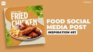 Photoshop Tutorial: Food Social Media Post Inspiration #01 | Ade Diana R.