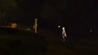 aether meets lumine in chasm and learns of the abyss plan | Genshin Impact