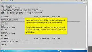 The Basis of SQL Injection Attack