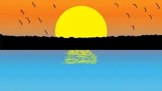 MS-Paint | Draw Morning View painting | by dev sir | th