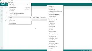 how to select board in arduino ide software