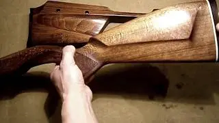 Пропитка приклада льняным маслом, и составом Tru Oil.