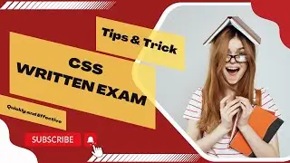 CSS Written Exam Preparation || How to prepare for CSS Written Exam