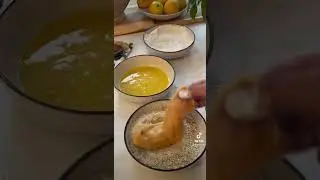 Creamy Lemon Pasta w/ Lemon Crusted Chicken | written recipe in description