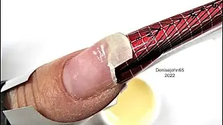 My Natural Nail Cracked & Broke !  Use My Natural color Gel -You  Will NEVER Know it Was Broke !