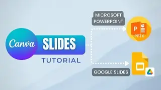 How to Export Canva Presentation Slides to Google Slides / Powerpoint (.PPTX) | CANVA TUTORIAL