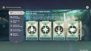 Evento Linha de Frente: Cidade Perdida - Reino da Água - Genshin Impact