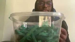 Blue heat Takis Challenge