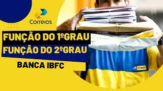 CONCURSO DOS CORREIOS💥FUNÇÕES| BANCA IBFC - MATEMÁTICA📚