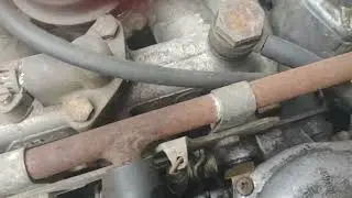 Triumph TR7 coolant top-off